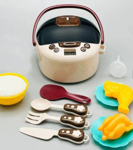 Mini Rice Cooker Playset – Realistic Cooking Fun [PD]