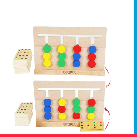 Wooden Four Color Game [PD][1Pc]
