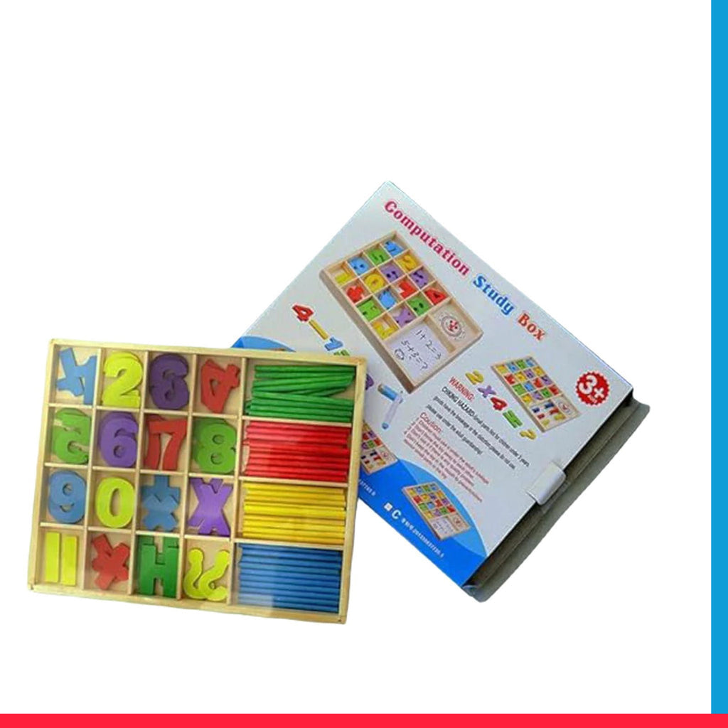 Wooden Computation Study Box [PD][1Pc]