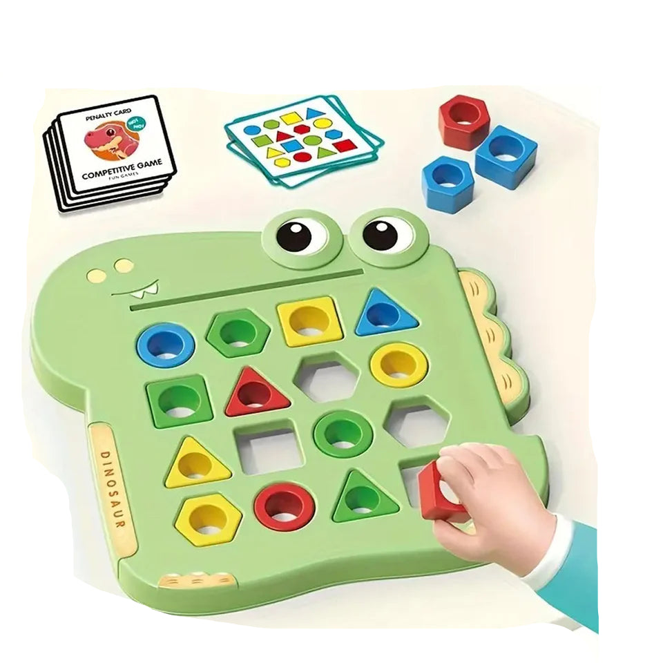 Dinosaur Shape Learning Puzzles for Toddlers[PD][1Pc]