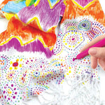 Sew Star Color Dye Scarf - Make it on your own DIY for kids [PD]