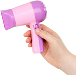 Kids Hair Salon Toy, Beauty Salon Playset for Kids Pretend Play Game, Children Parlor Hair Styling Tools[PD]