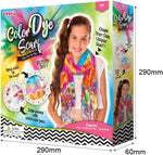 Sew Star Color Dye Scarf - Make it on your own DIY for kids [PD]