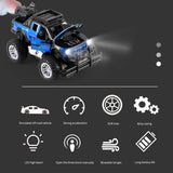 Alloy Off Road Vehicle Door Opening Remote Control Vehicle Spray Off Road Vehicle Children Toy Car Red [PD]