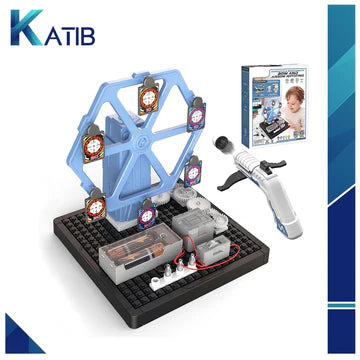 Deal 9 Engineer Kids Construction Tool & Mechanical Science Kit STEM & Get LCD Tablet Free[PD]