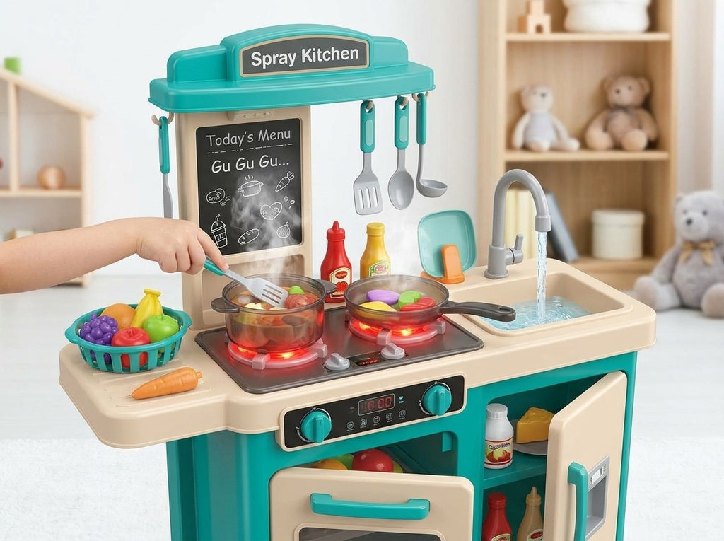 BeibeGood 52-Piece Interactive Spray Kitchen.[PD.]