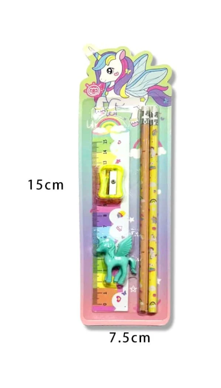 Cartoon Unicorn Student Pencil Set[PD][1Pc]