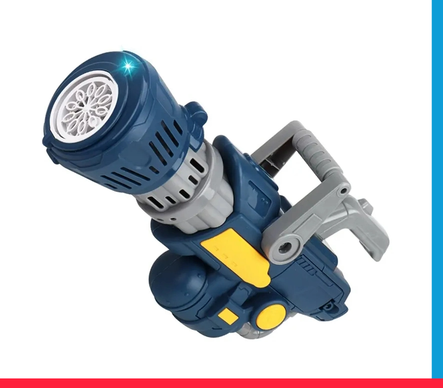 8 HOLES ELECTRIC BUBBLE GUN [PD][1Pc]