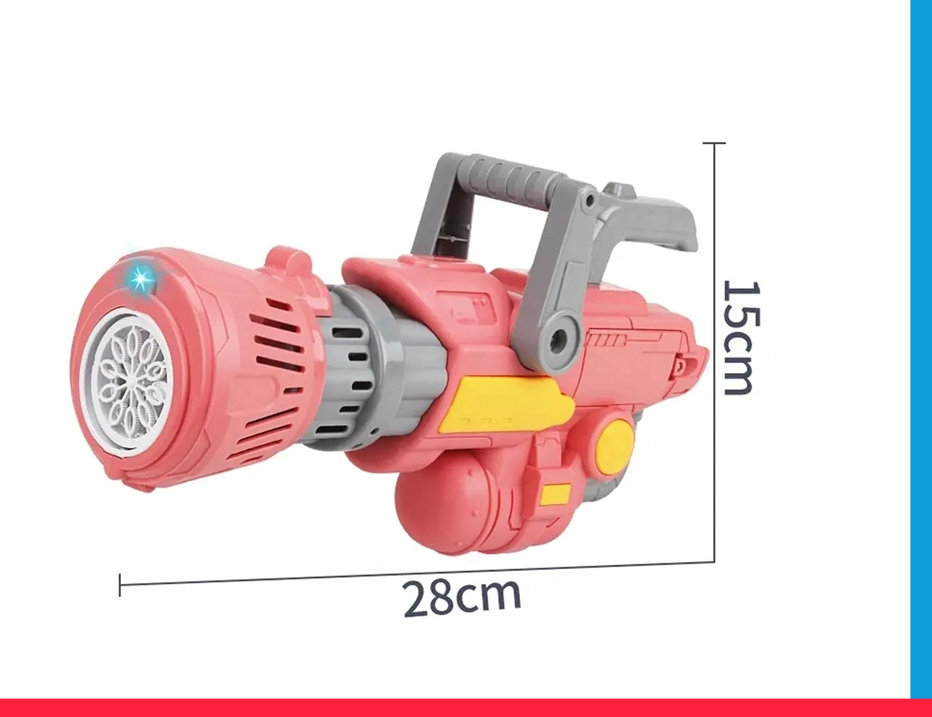 8 HOLES ELECTRIC BUBBLE GUN [PD][1Pc]