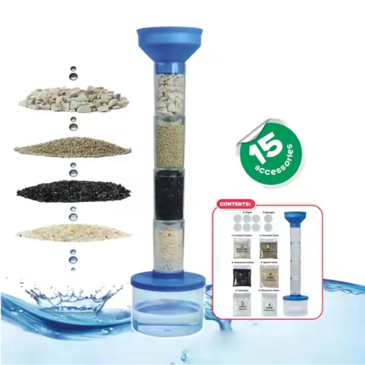 Water Filtration Experiment Science Kit [PD]