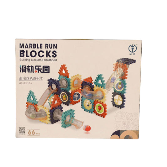 66 PCS Marble Race Run Building Blocks Castle Children's Toys - Kaliber