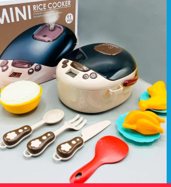 Mini Rice Cooker Playset – Realistic Cooking Fun [PD]