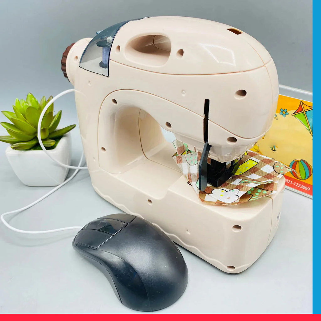 Mini Electric Sewing Machine And Iron Play House Toy [PD][1Pc]