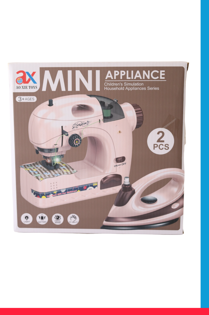 Mini Electric Sewing Machine And Iron Play House Toy [PD][1Pc]