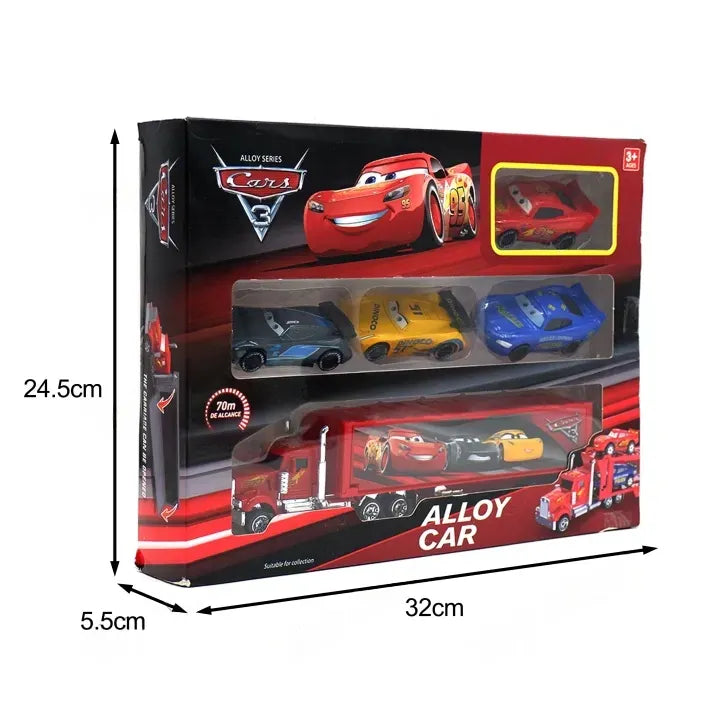 Alloy Series Cars | Truck With Cars | Lightning McQueen Cars [PD]