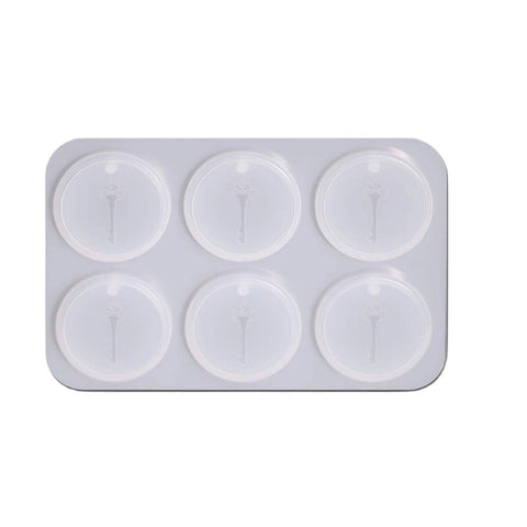 6 Grid Resin Liquid Silicone Molds[1Pc][PD] - Kaliber
