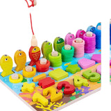 6in1 Early Educational Logarithmic Wooden Board Small [1Pc][PD] - Kaliber