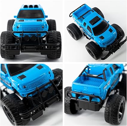 RC Beginner Rv Truck for Kids,Blue Off-Road RC Trucks, Scale Crawlers Toy for Kids [PD]
