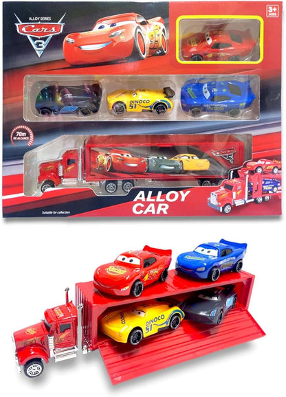 Alloy Series Cars | Truck With Cars | Lightning McQueen Cars [PD]