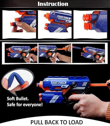 Blaze Storm Soft Bullet Gun Toy [PD]