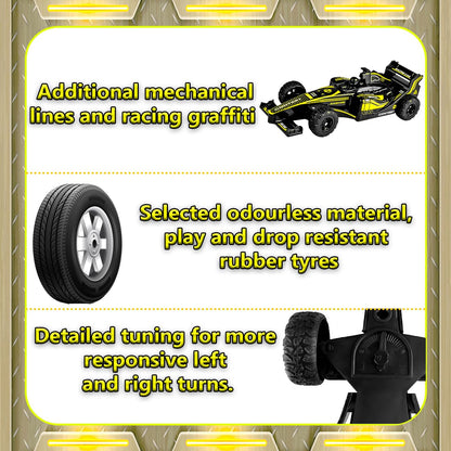 YELLOW REMOTE CONTROL FORMULA CAR  [PD][1Pc]