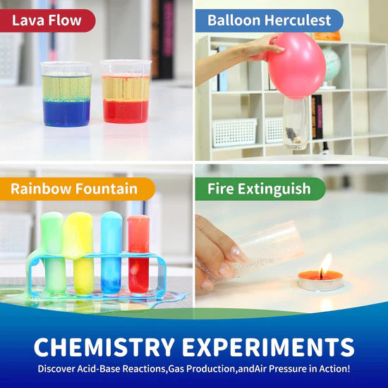 Ac For Science Experiments STEM Lab Experiments Activities Science Discovery Kit 270 Pieces [PD ...