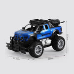 Alloy Off Road Vehicle Door Opening Remote Control Vehicle Spray Off Road Vehicle Children Toy Car Red [PD]