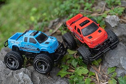 RC Beginner Rv Truck for Kids,Blue Off-Road RC Trucks, Scale Crawlers Toy for Kids [PD]
