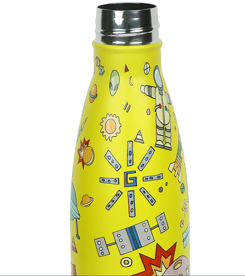 Yellow Stainless Steel Water Bottle 500ML [PD][1Pc]