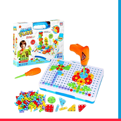 Magic Puzzle Plate – 190 PCs 2 in 1 [1Pc][PD]