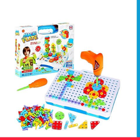 Magic Puzzle Plate – 190 PCs 2 in 1 [1Pc][PD]