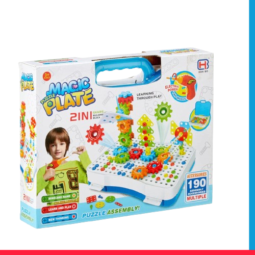 Magic Puzzle Plate – 190 PCs 2 in 1 [1Pc][PD]