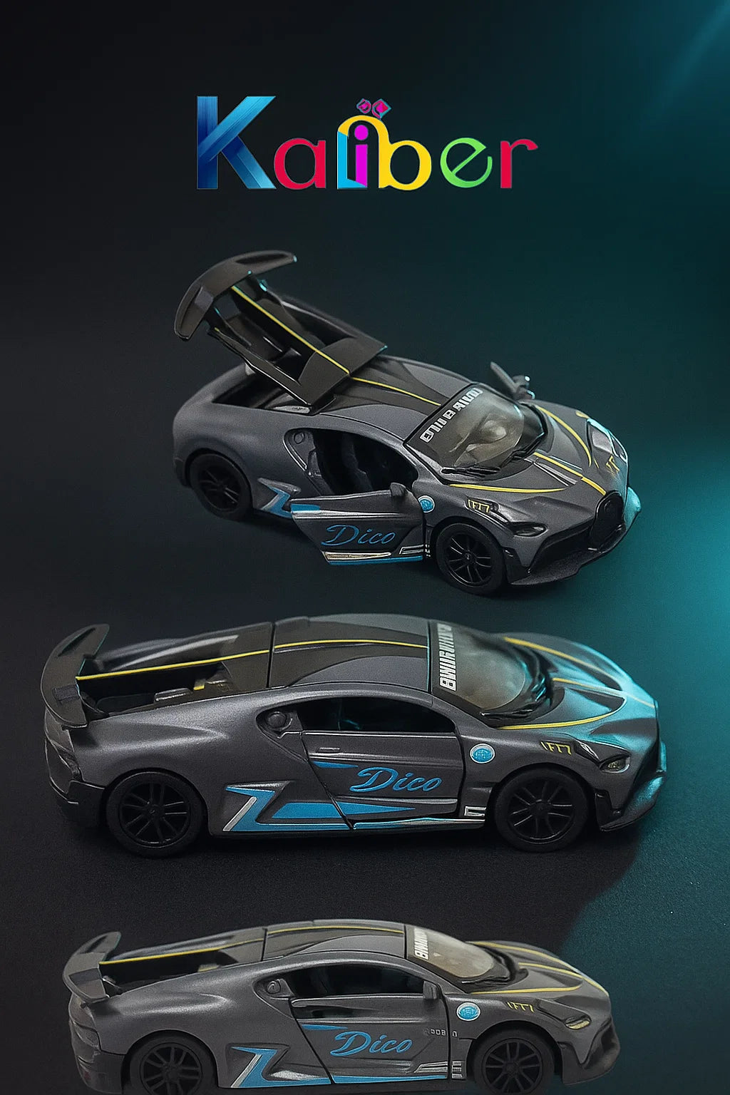 Experience Thrilling Speed with Diecast Bugatti Car with Light & Sound [PD]