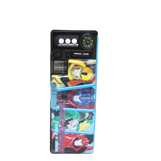 Black Transformers Multi-function Boy'S Pencil Box[1Pc][PD] - Kaliber