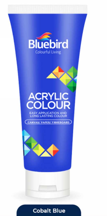 Blue Bird Acrylic 75ML Cobalt Blue [PD][1Pc] - Kaliber