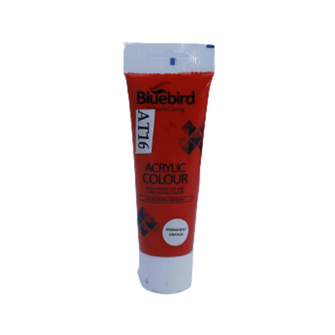 Blue Bird Acrylic 75ML Permanent Orange [PD][1Pc] - Kaliber