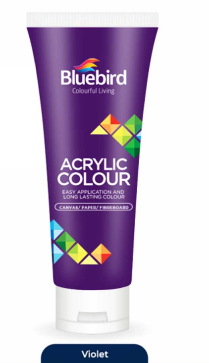 Blue Bird Acrylic 75ML Violet [PD][1Pc] - Kaliber