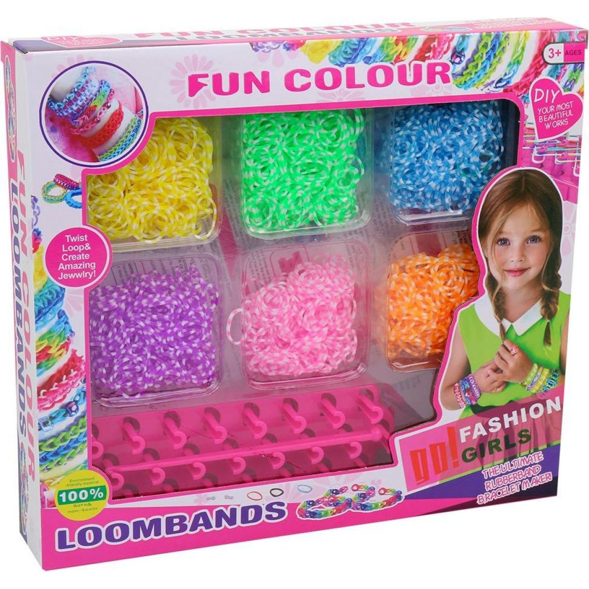 Colorful Loombands For Girls [PD][1Pack] - Kaliber