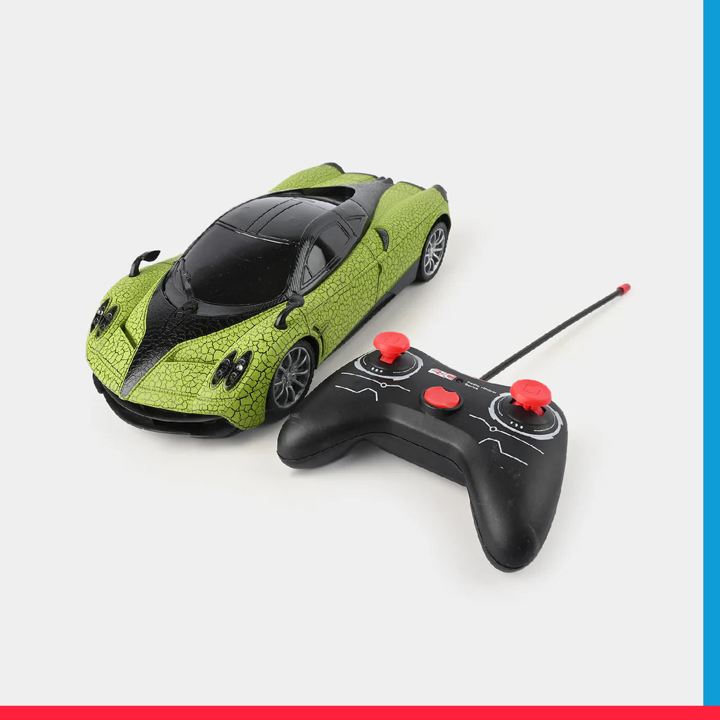 3D Famous Remote Control Car With 3D Lights For Kids [PD][1Pc]