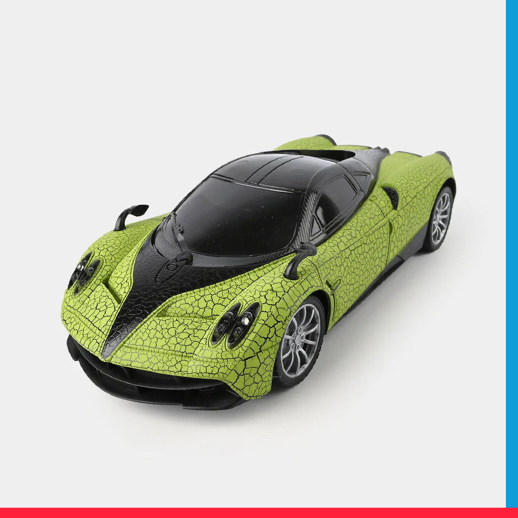 3D Famous Remote Control Car With 3D Lights For Kids [PD][1Pc]