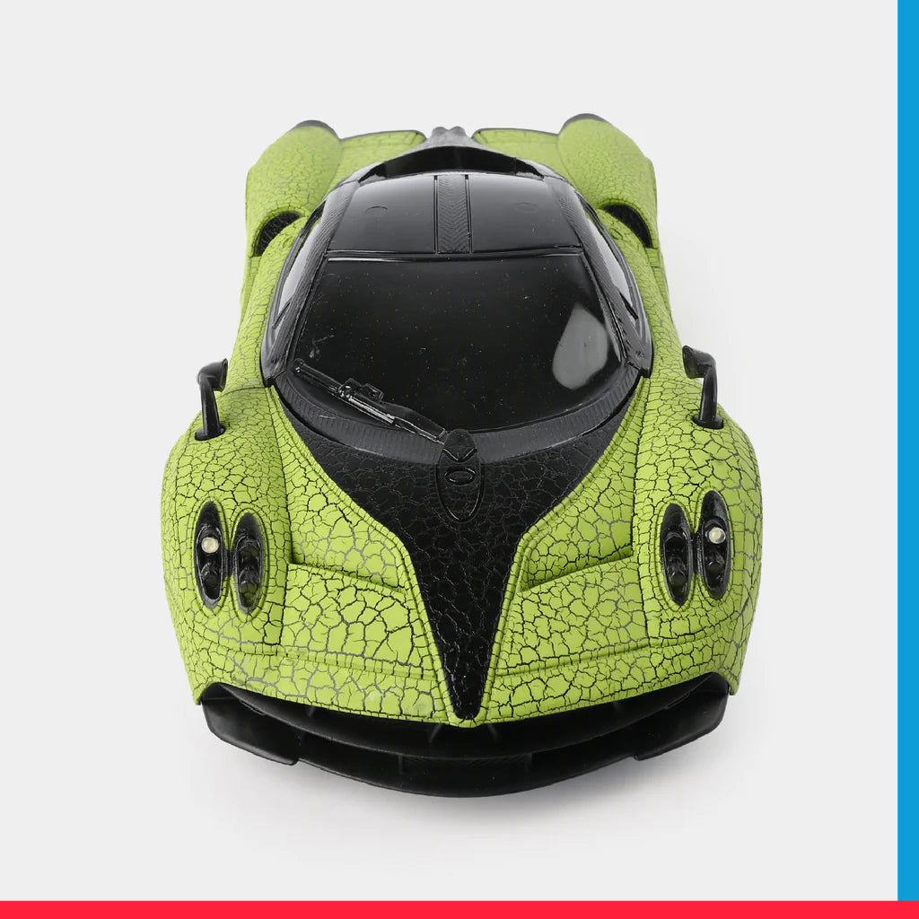3D Famous Remote Control Car With 3D Lights For Kids [PD][1Pc]