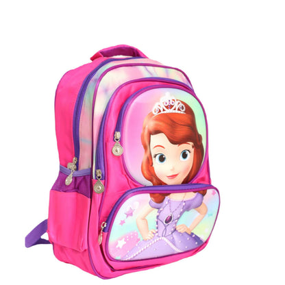 Disney 3D Sofia Embossed Character Bag for Girls [PD][1Pc] - Kaliber