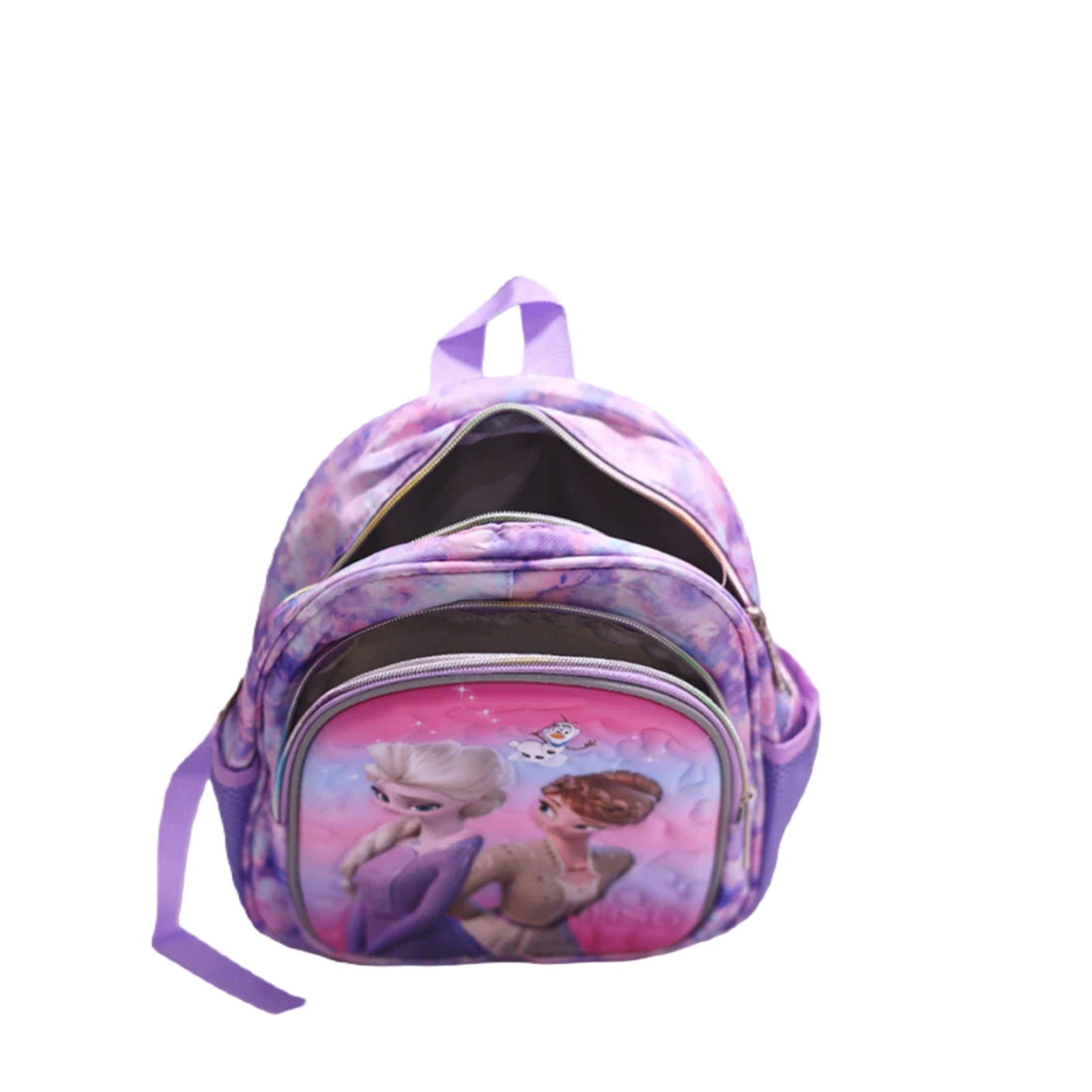 Disney Frozen Theme School Bag Purple [1Pc] [PD] - Kaliber