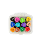 Double Head 12 Multi-Colors Permanent Art Markers - Kaliber