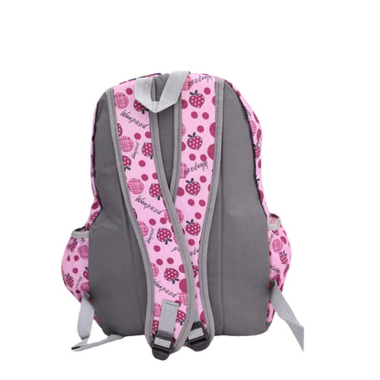 GIRL'S Pink STUDENT BACKPACK CASUAL PATTERNED[PD] - Kaliber