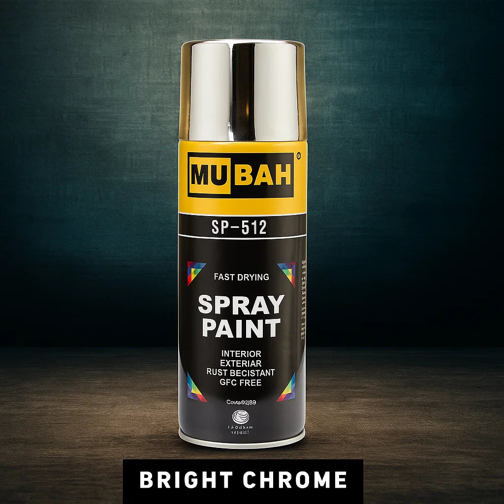 MUBAH Spray Paint - Bright Chrome [IP][1Pc]