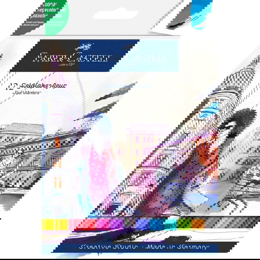 Goldfaber Aqua Dual Marker wallet of 12 [IP][1Box] - Kaliber