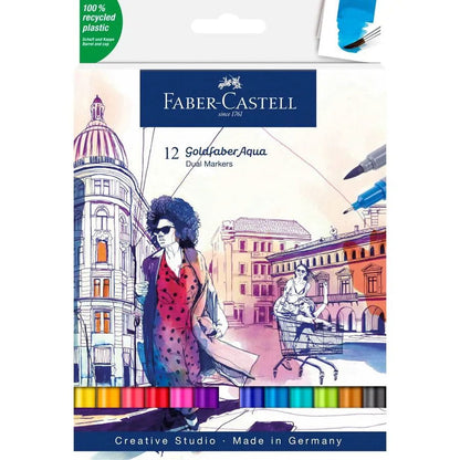 Goldfaber Aqua Dual Marker wallet of 12 [IP][1Box] - Kaliber
