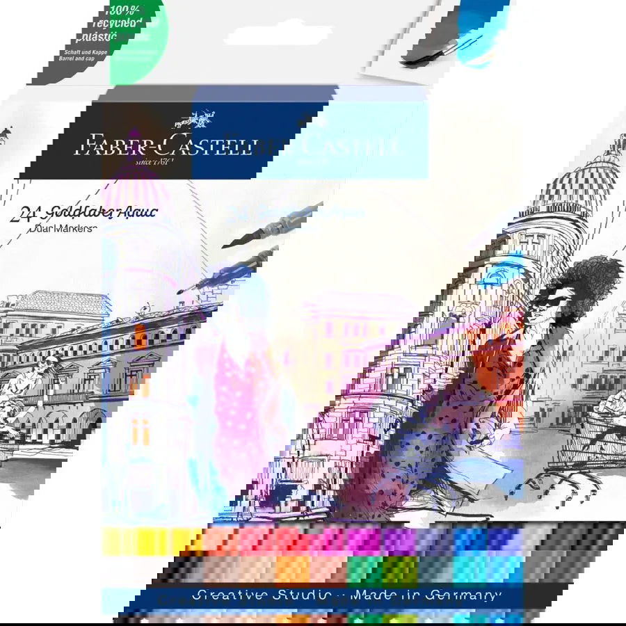 Goldfaber Aqua Dual Marker wallet of 24 [IP][1Box] - Kaliber