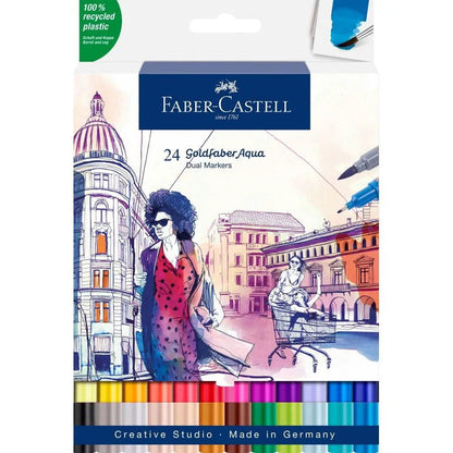 Goldfaber Aqua Dual Marker wallet of 24 [IP][1Box] - Kaliber